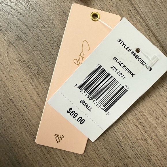 Pink and Red Floral Long Sleeve Mini Dress - Picture 13 of 13